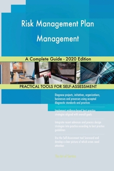 Paperback Risk Management Plan Management A Complete Guide - 2020 Edition Book
