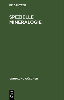 Hardcover Spezielle Mineralogie [German] Book