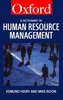 Hardcover A Dictionary of Human Resource Management Book