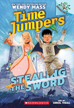 Paperback Stealing the Sword: A Branches Book (Time Jumpers #1): Volume 1 Book