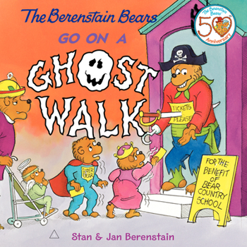 Paperback The Berenstain Bears Go on a Ghost Walk: A Halloween Book for Kids [With Tattoos] Book