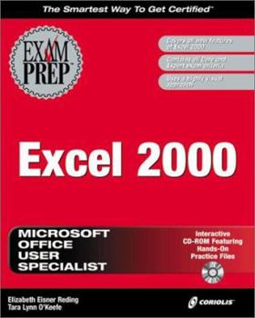 Paperback MOUS Excel 2000 Exam Prep: Exam: NO TEST NUMBER Book