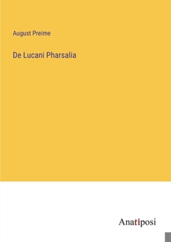 Paperback De Lucani Pharsalia [German] Book