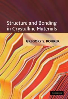 Paperback Structure and Bonding in Crystalline Materials Book