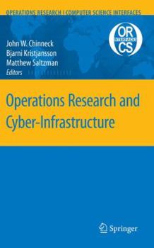 Paperback Operations Research and Cyber-Infrastructure Book