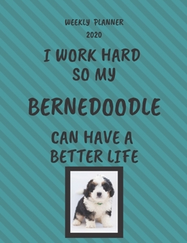 Bernedoodle Weekly Planner 2020: Bernedoodle Lover Gifts Idea For Men & Women - Funny Weekly Planner For Pug Lovers With To Do List & Notes Sections