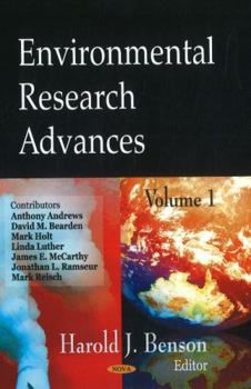 Hardcover Environmental Research Advances Book