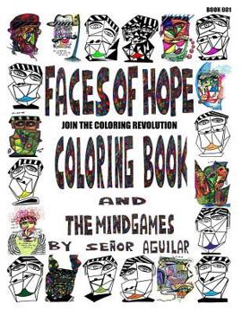 Paperback FACES OF HOPE Coloring Book And The Mind Games Book