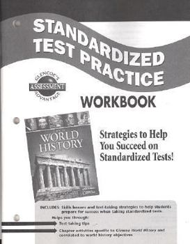 Paperback World History Standardized Test Practice Workbook Book