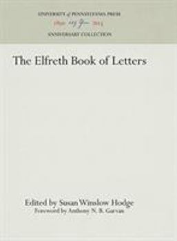 Hardcover The Elfreth Book of Letters Book