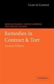 Paperback Remedies in Contract and Tort Book
