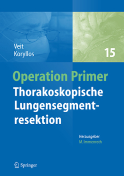 Paperback Thorakoskopische Lungensegmentresektion [German] Book