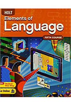 Paperback Elements of Language: Language and Sentence Skills Practice Fifth Course Book