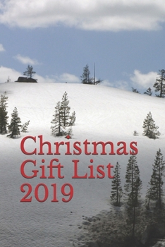 Christmas Gift List 2019: Christmas Notebook and Calendar for All Your Gift Giving Purchases