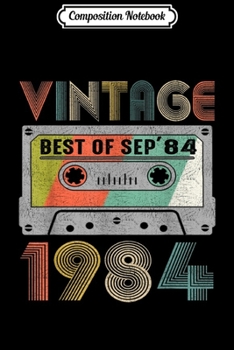 Paperback Composition Notebook: September 1987 Vintage 32nd Birthday Gift 32 Yrs Journal/Notebook Blank Lined Ruled 6x9 100 Pages Book