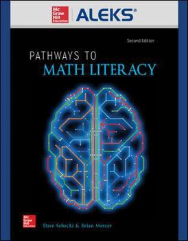 Misc. Supplies Aleks 360 Access Card for Pathways to Math Literacy (52 Weeks) Book
