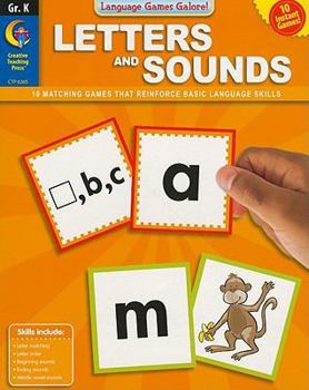 Paperback Letters and Sounds, Grade K Book