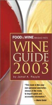 Paperback Food & Wine Magazine's Official Wine Guide 2003 Book