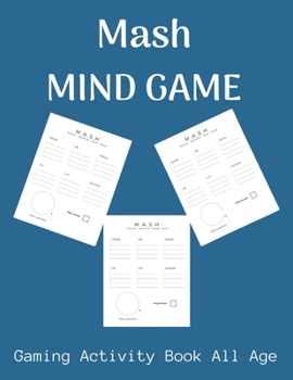 Mash Mind Game: Advanced version of the regular game - Fun activity during Traveling, Camping and Family Activity