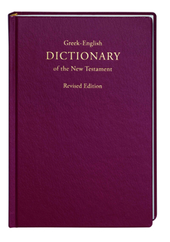 Hardcover Greek-English Dictionary of the New Testament Book