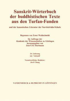 Paperback Sanskrit-Worterbuch Der Buddhistischen Texte Aus Den Turfan-Funden. Lieferung 24: Sas/Sam-Pad [German] Book