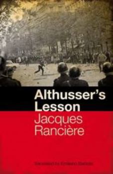 Hardcover Althusser's Lesson Book