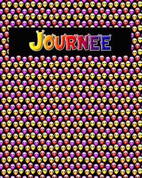 Paperback 120 Page Handwriting Practice Book with Colorful Alien Cover Journee: Primary Grades Handwriting Book