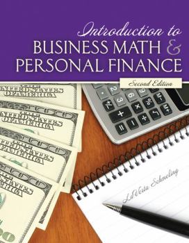 Paperback Introduction to Business Math and Personal Finance Book