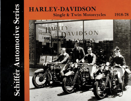 Hardcover Harley-Davidson Single & Twin Motorcycles 1918-1978 Book