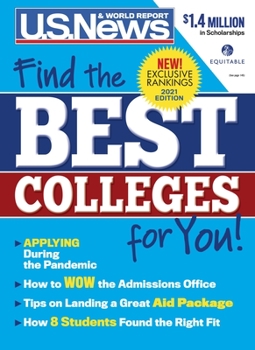 Paperback Best Colleges 2021: Find the Right Colleges for You! Book