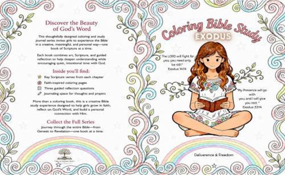 Coloring Bible Study "Exodus": Color Your Wy Through Scripture While Studying God's Word (Color and Study Your Way Thru The Old and New Testament)