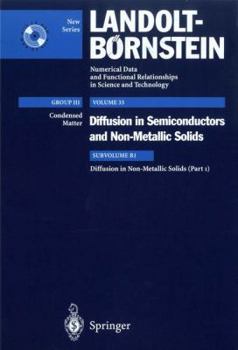 Hardcover Diffusion in Non-Metallic Solids Without Volume Diffusion in Oxides Book