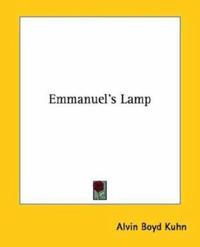 Paperback Emmanuel's Lamp Book