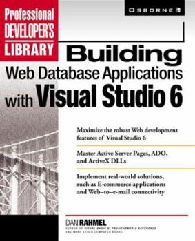 Paperback Building Web Database Applications with Visual Studio 6 Book