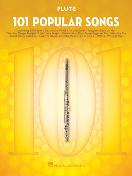 Paperback 101 Popular Songs for Flute Book