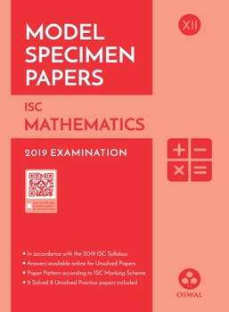 Paperback Model Specimen Papers for Mathematics Book