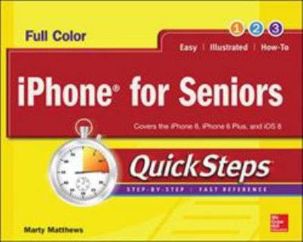 Paperback iPhone for Seniors Quicksteps Book