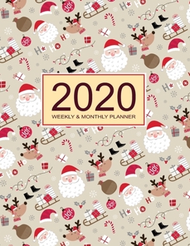 Paperback 2020 Planner Weekly & Monthly 8.5x11 Inch: Ho Ho Ho Santa One Year Weekly and Monthly Planner + Calendar Views, journal, for Men, Women, Boys, Girls, Book