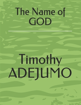 Paperback The Name of GOD Book