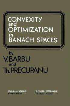 Paperback Convexity and Optimization in Banach Spaces Book