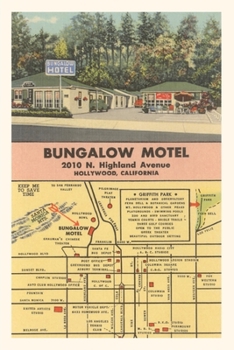 Paperback Vintage Journal Bungalow Motel, Hollywood Book