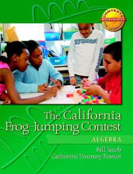 Paperback The California Frog-Jumping Contest: Algebra Book