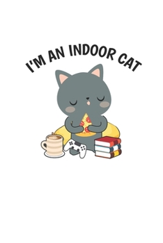 Carnet De Notes: Gamer Pizza Cat Indoor Cadeau Fun Café 120 Pages, 6X9 (Environ A5) Journal Ligné (French Edition)