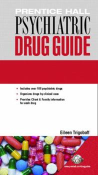 Spiral-bound Prentice Hall Psychiatric Drug Guide Book