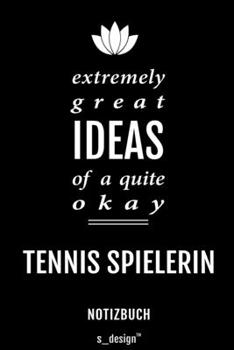 Notizbuch für Tennis Spieler / Tennis Spielerin: Originelle Geschenk-Idee [120 Seiten liniertes blanko Papier] (German Edition)