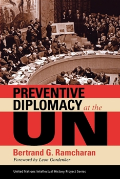 Paperback Preventive Diplomacy at the Un Book