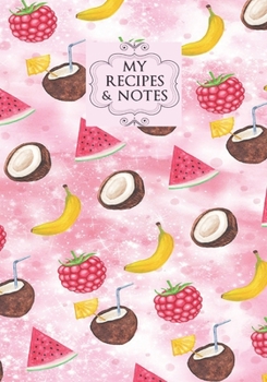 Paperback My Recipes & Notes: Elegant Blank Recipe Book to Write in, Document all Your Special Recipes and Notes, Perfect to Make Your Own Recipe Bo Book