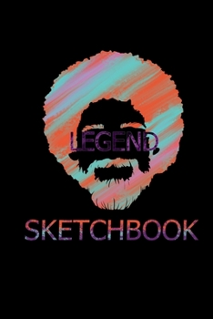 Paperback Sketchbook: For Media Designer Artist Painter 120 pages blank canva 6x12 Book