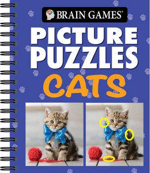 Spiral-bound Brain Games - Picture Puzzles: Cats Book