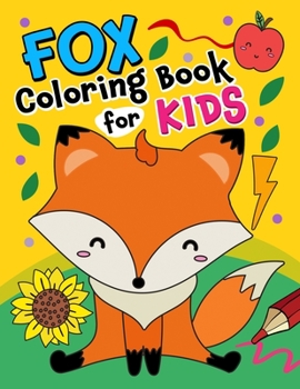 Paperback Fox Coloring Book for kids Book